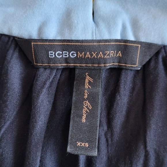 BCBGMaxAzria Navy Summer / Beach Dress - Picture 4 of 9